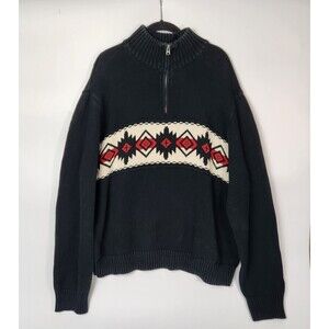 Western Sweater Mens Sz XXL Aztec Boho Navajo Knitted‎ Chore Wear  Southwestern